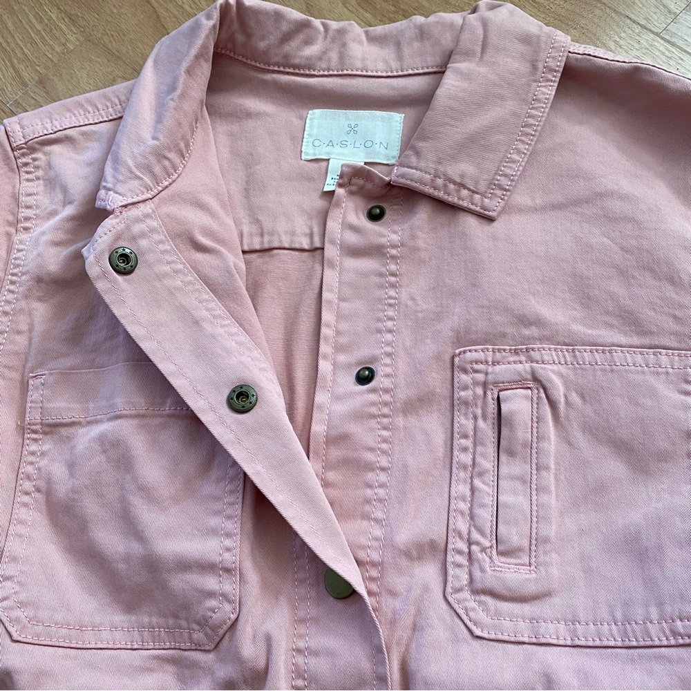 NWT Caslon Pink Mauve Soft shell Jacket - Picture 4 of 5